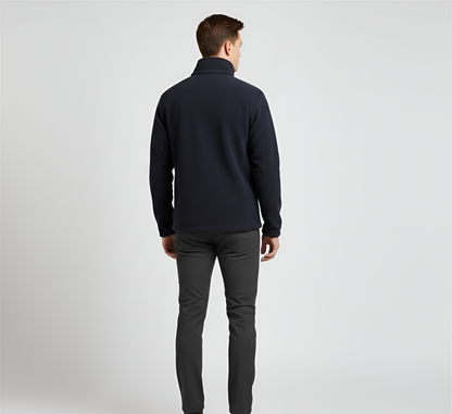 Men's Full Zip Fleece Jacket Outdoor Casual