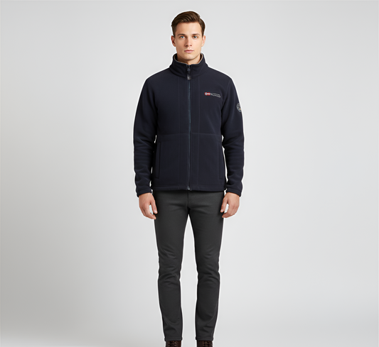 Men's Full Zip Fleece Jacket Outdoor Casual - Vonnera