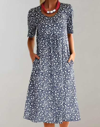 Women's V Neck Casual Sundress Lightweight