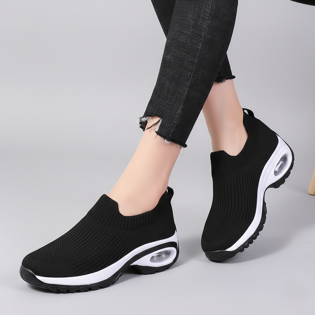 Women's Slip-On Sneakers Breathable Knit Comfortable - Vonnera