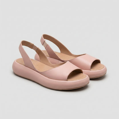 Women's Orthopedic Sandals Cushioned Sole Support Peep-Toe Slingback