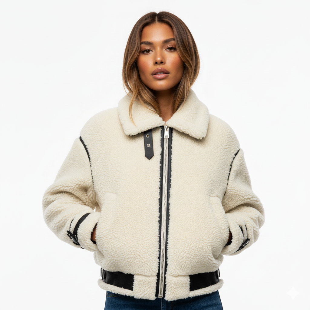 Women's Oversized Jacket Comfortable Outerwear - Vonnera