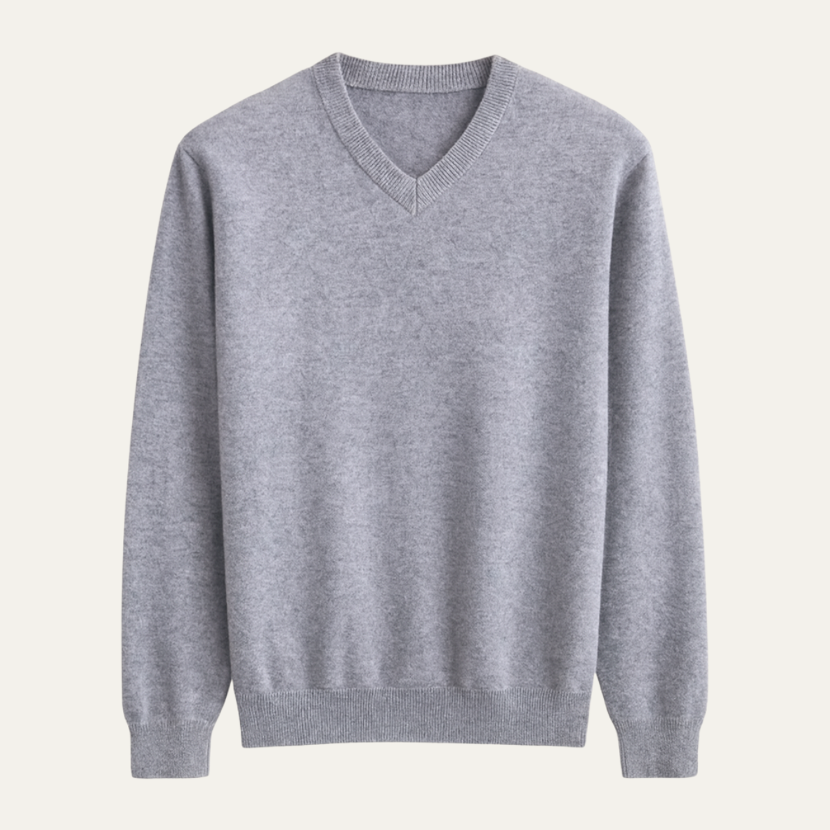 Men's Merino Wool V Neck Sweater - Vonnera