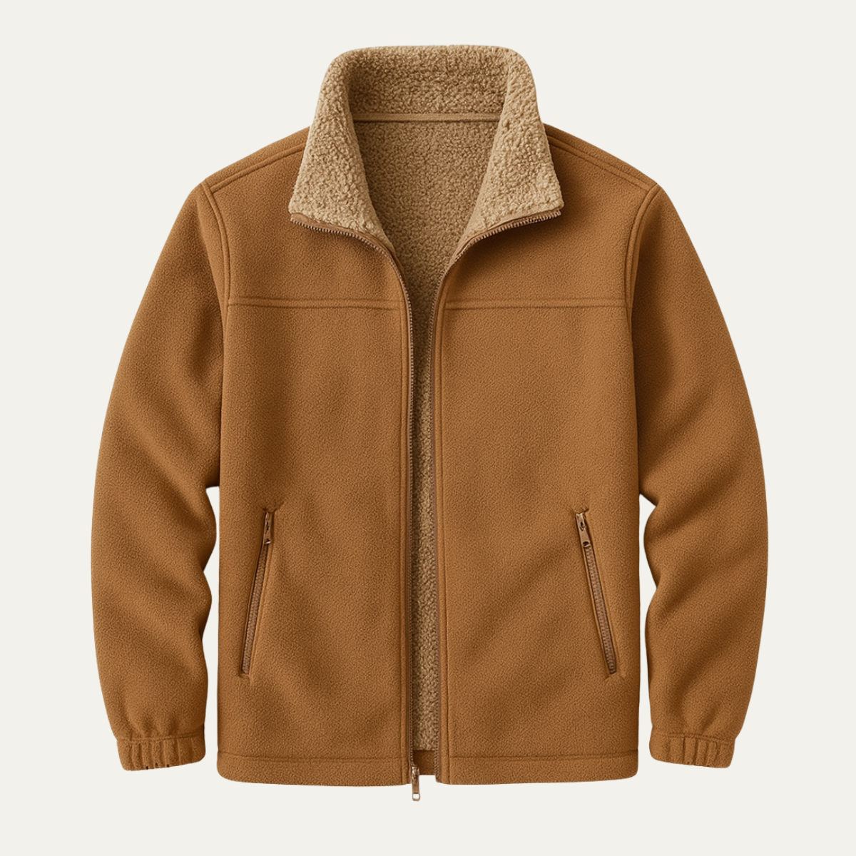 Men's Fleece Jacket Warm Casual - Vonnera