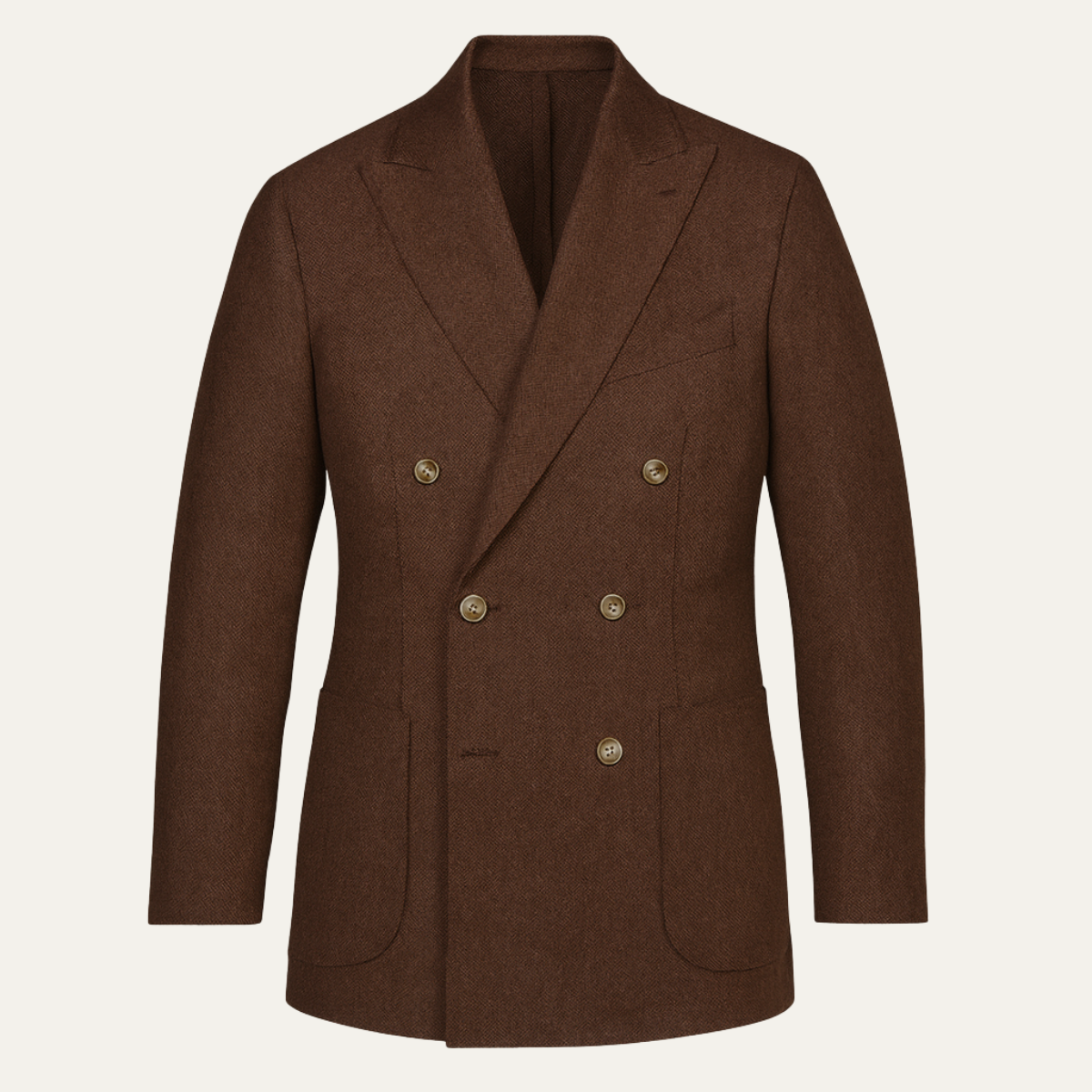 Men's 2 Piece Brown Business Suit - Vonnera