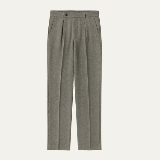 Men's Tailored Pleated Pants High Waist - Vonnera