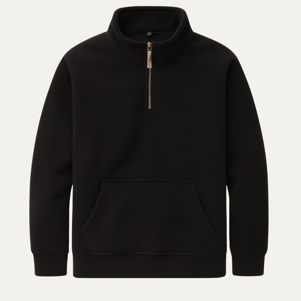 Men's Sherpa Pullover Quarter Zip Fleece Jacket - Vonnera