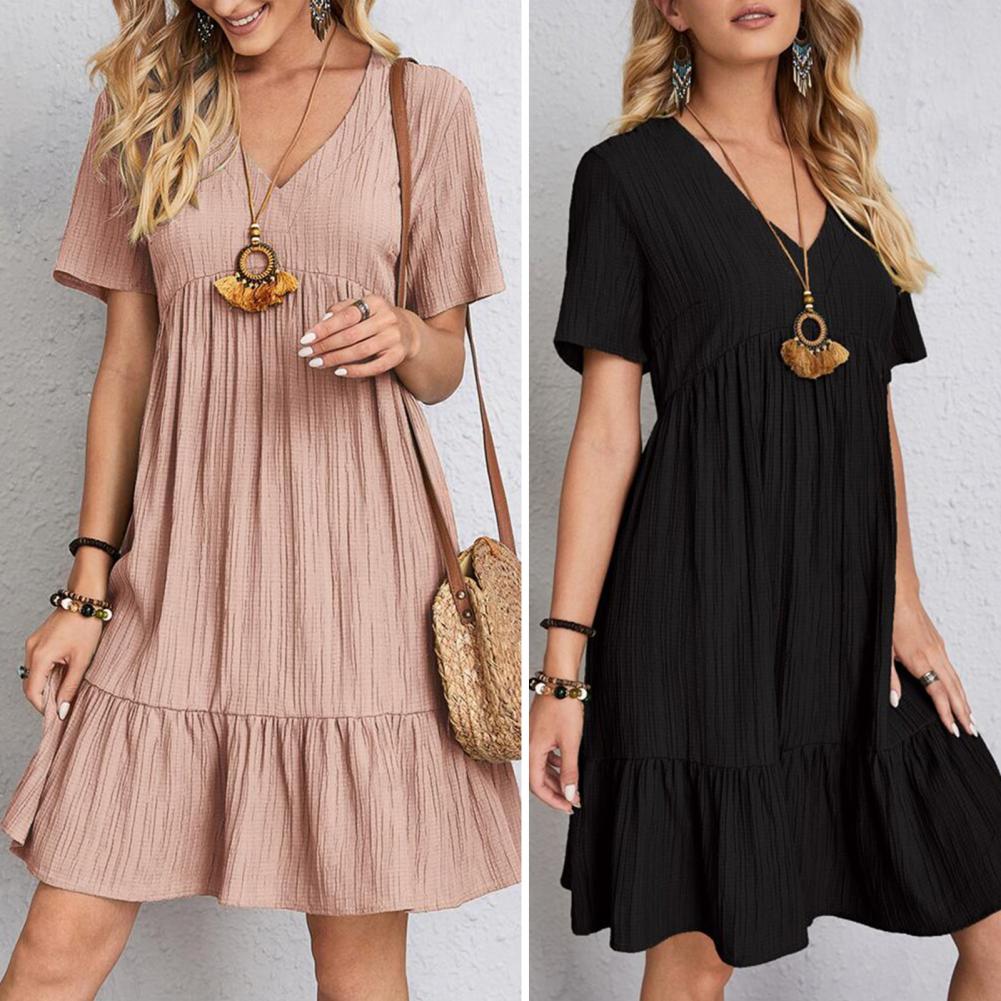 Elegant Maternity Dress Belly Coverage