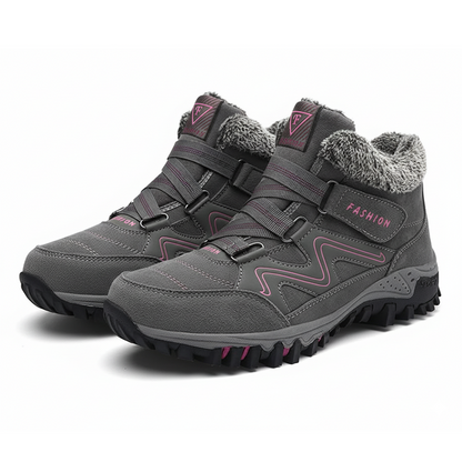 Women's Lace-Up Boots Treaded Sole