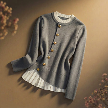 Pearl Couture Merino Wool Sweater
