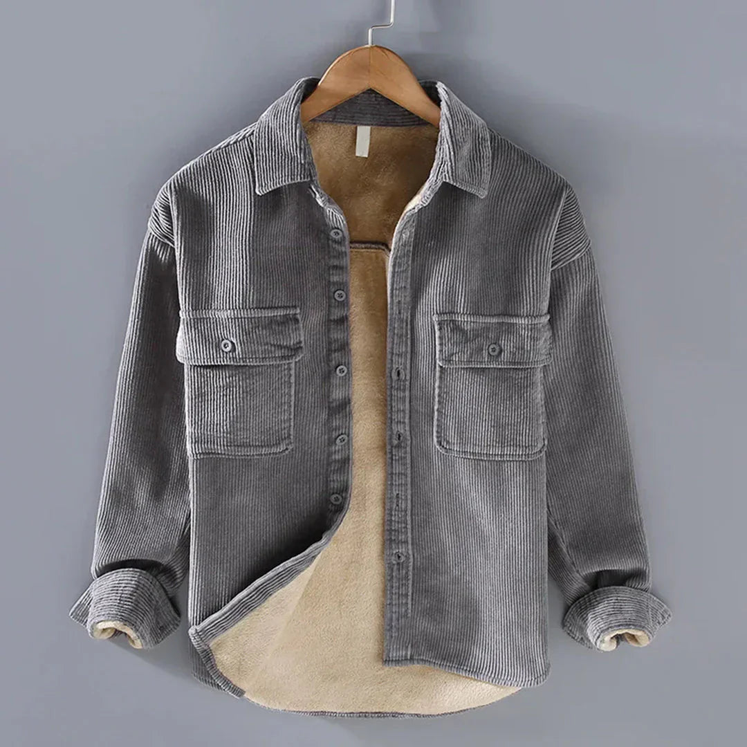 Men's Corduroy Shirt Warm Casual