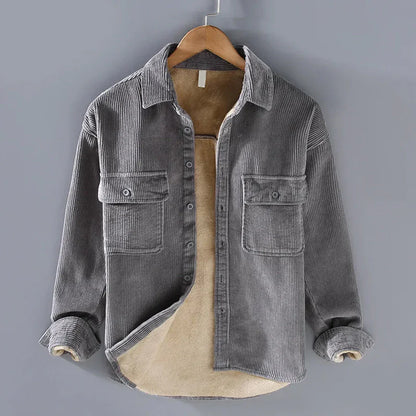 Men's Corduroy Shirt Warm Casual