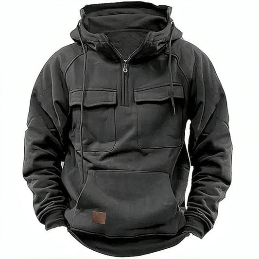 Men's Retro Motorcycle Hoodie Rugged Style Comfortable - Vonnera