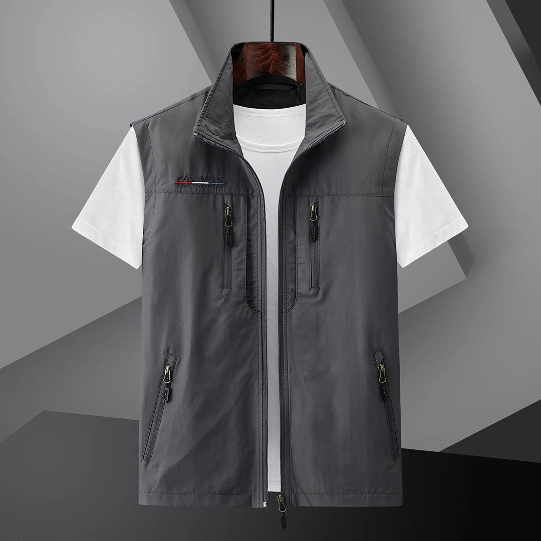 Men's Summer Travel Vest Multi Pocket
