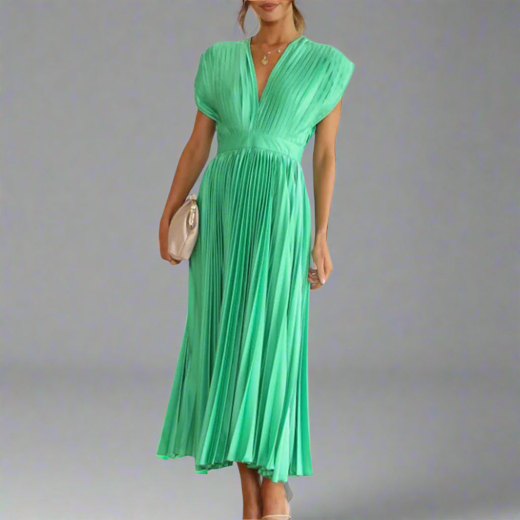 Samantha Women's Midi Dress Elegant