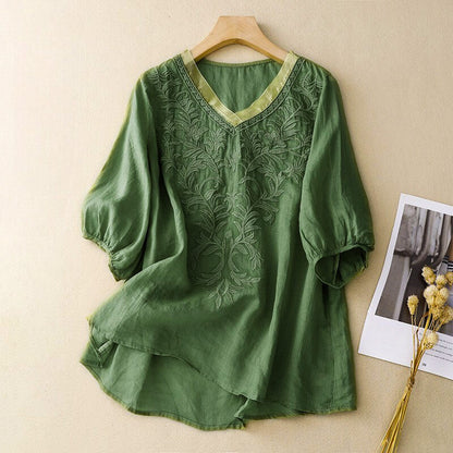Daisy Cotton-Linen Shirt