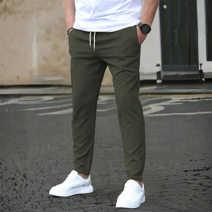Men's Slim Fit Drawstring Pants