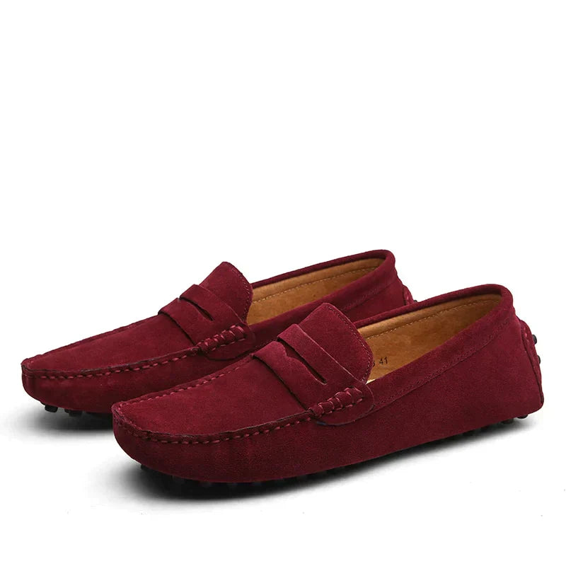 Hugo Men's Leather Loafers Brown