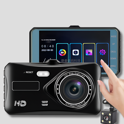 Dual Dash Cam Wireless Night Vision 170° Wide Angle - Vonnera