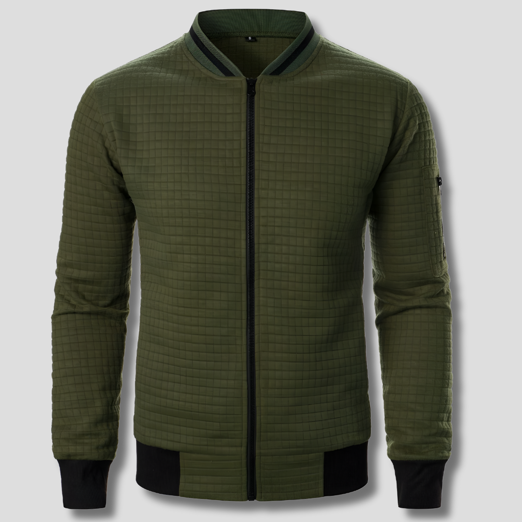 Men's Zip-Up Sweater Warm Comfortable