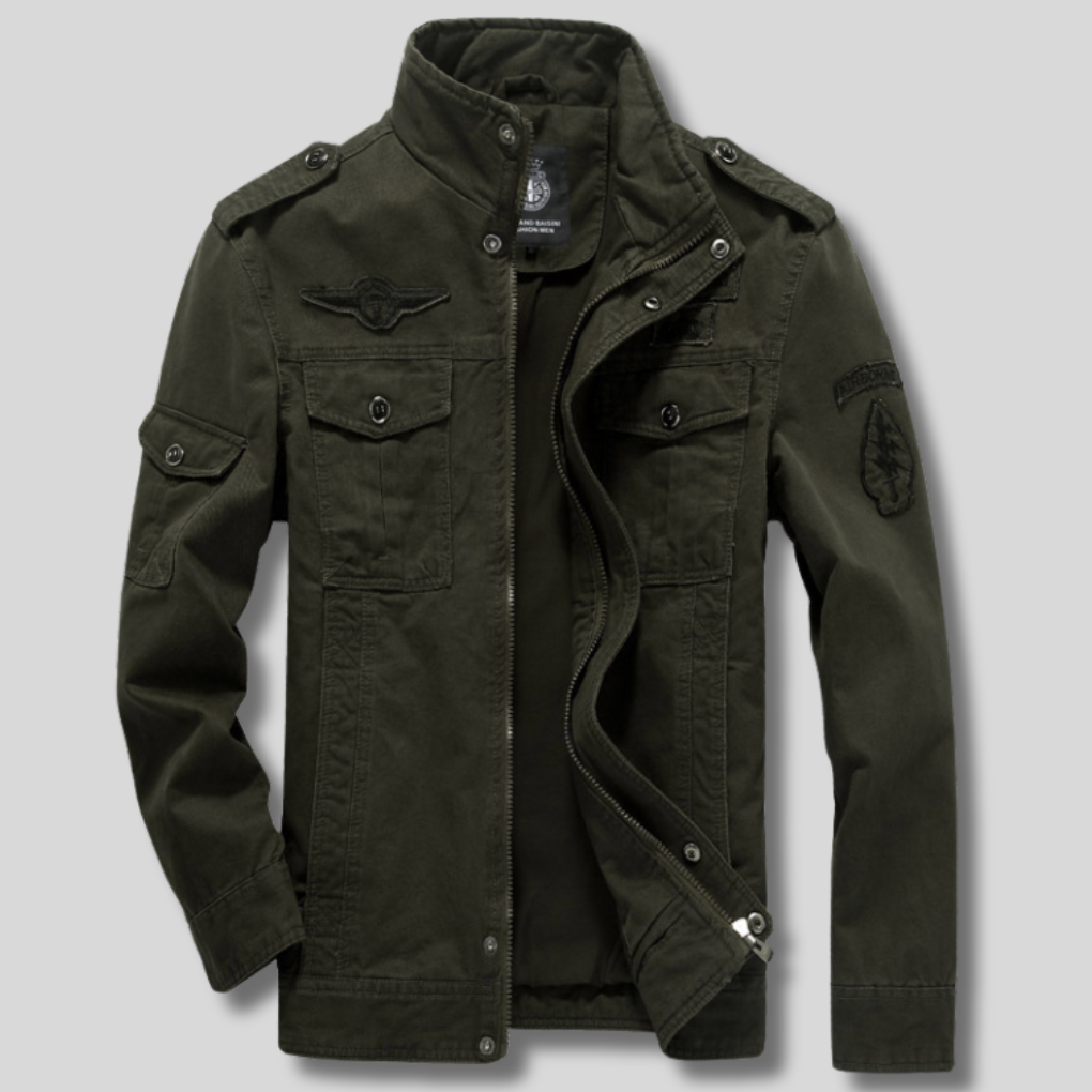 Men's Long Sleeve Biker Jacket Casual - Vonnera