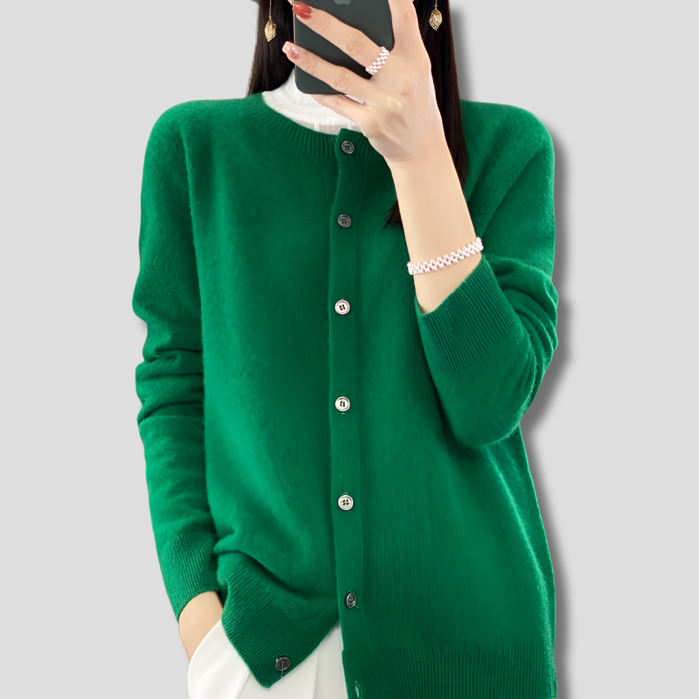 Women's Open Neck Cardigan