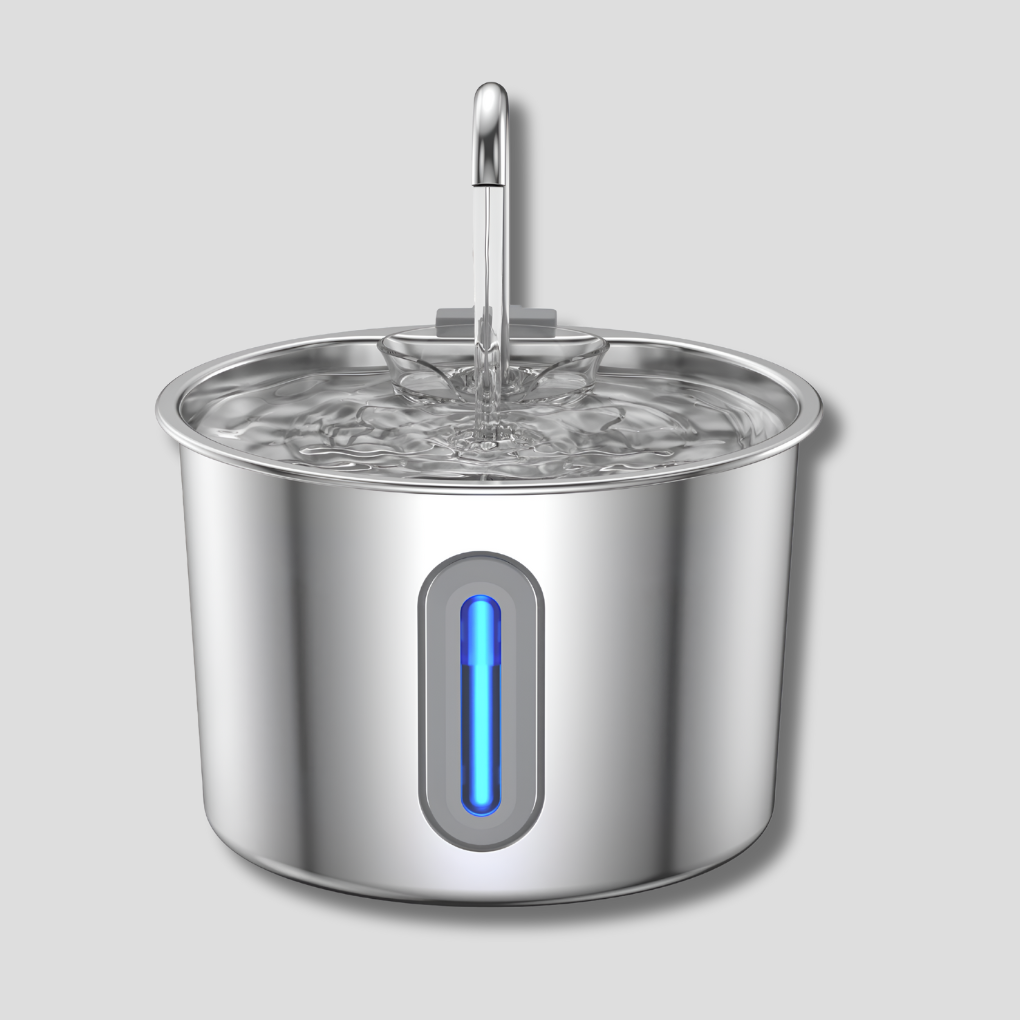 Stainless Steel Pet Water Fountain - Vonnera