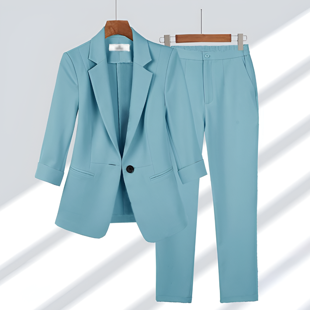 Women's Formal Blazer Suit Set