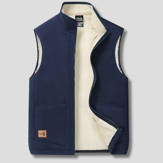 Men's Insulated Winter Vest Warm Fleece Lined - Vonnera