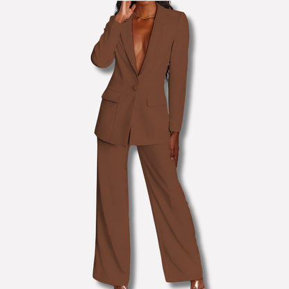 Women's Suit Jacket Pants Set