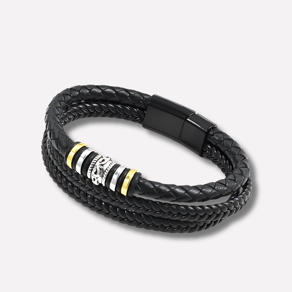 Men's Leather Bracelet - Vonnera
