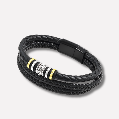 Men's Leather Bracelet - Vonnera
