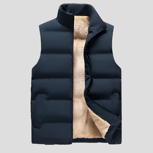 Men's Wool Blend Winter Vest - Vonnera