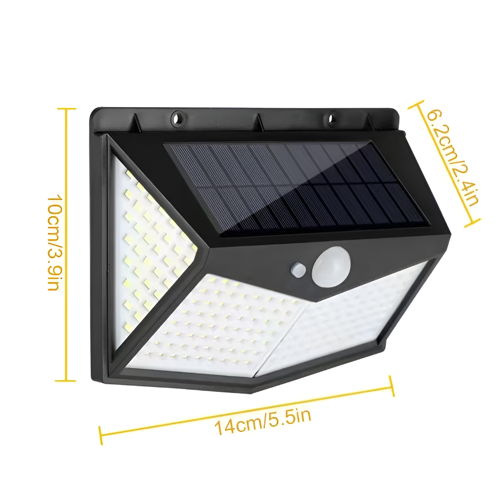 Solar Powered Motion Sensor Outdoor Lights
