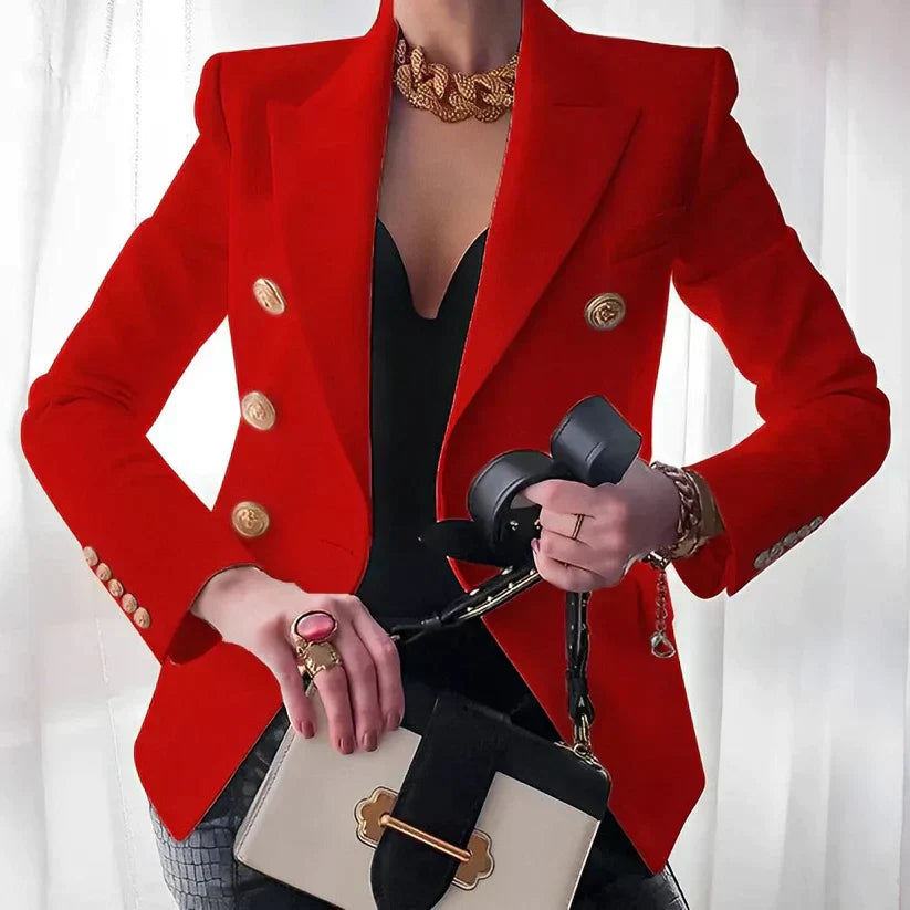 Women's Classic Blazer Modern Tailored Fit