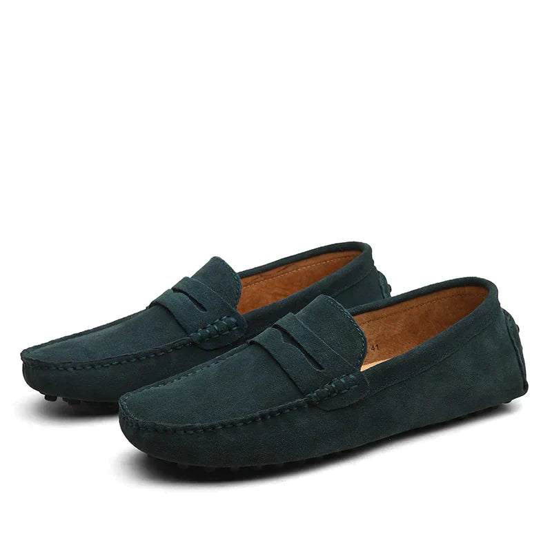 Hugo Men's Leather Loafers Brown