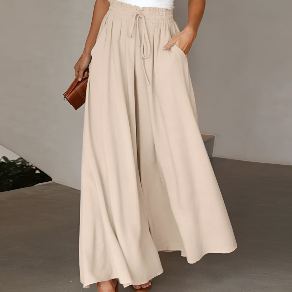 Women's Elastic Waist Summer Skirt Pants