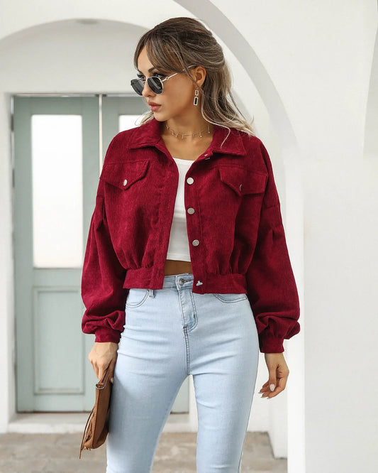 Calvi Women's Corduroy Jacket - Vonnera