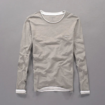 Men's Cotton Henley T-Shirt
