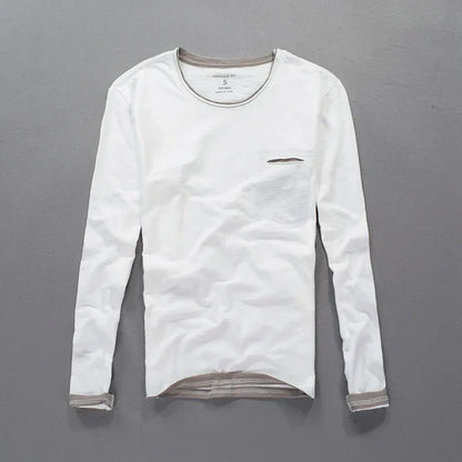 Men's Cotton Henley T-Shirt