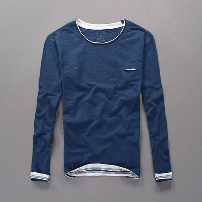 Men's Cotton Henley T-Shirt - Vonnera