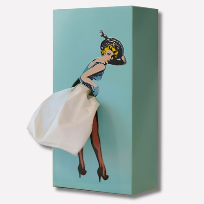 Decorative Tissue Box Cover Skirt Design
