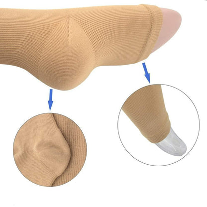 Support Stockings with Zipper for Tired Legs Relief