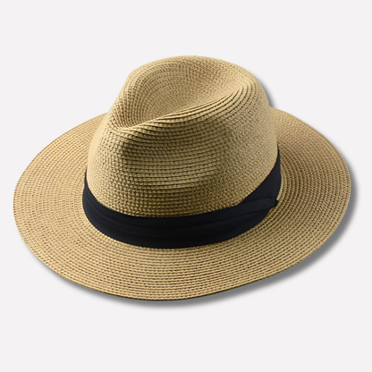 Men's Panama Sun Hat Cotton Natural