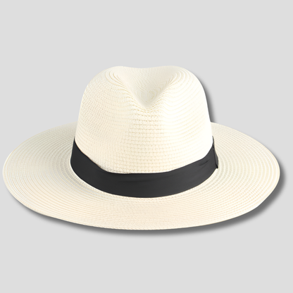 Men's Panama Sun Hat Cotton Natural