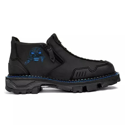 Men's Ankle Boots Skull Accent Comfortable