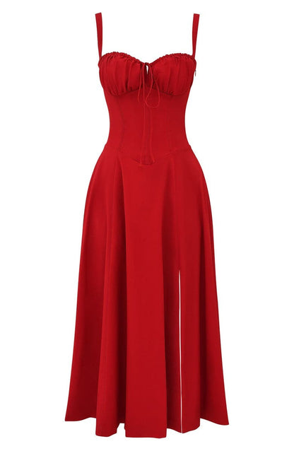 Women's Spring Floral Print Party Dress
