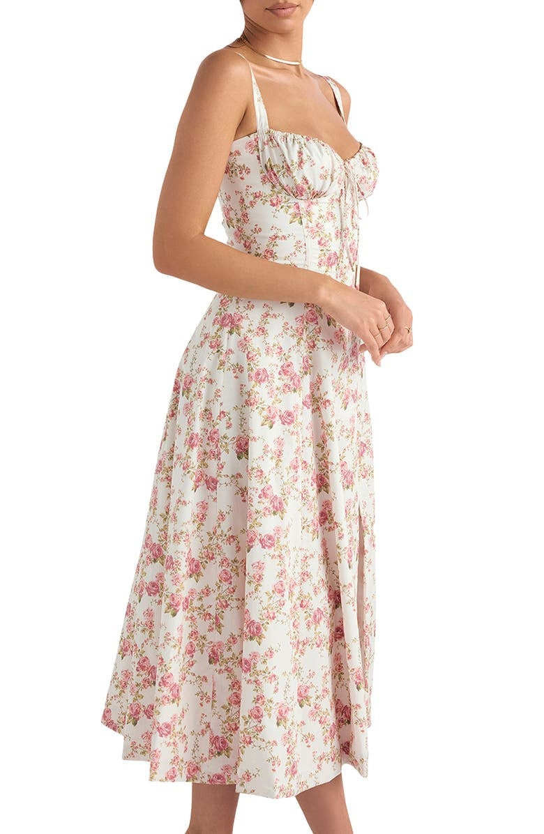 Women's Spring Floral Print Party Dress
