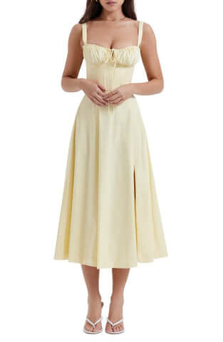 Women's Spring Floral Print Party Dress