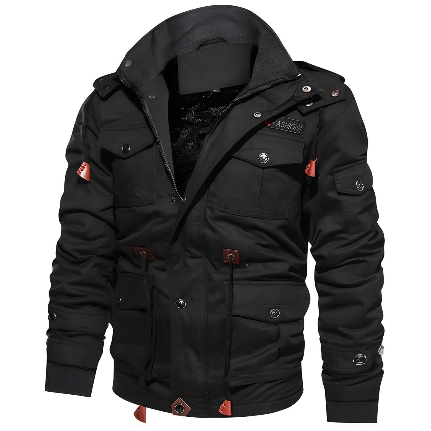 Men's Zipper Jacket Multi-Pocket